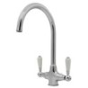 CLEVER RUNE SINK MIXER CHROME & CERAMIC HANDLES