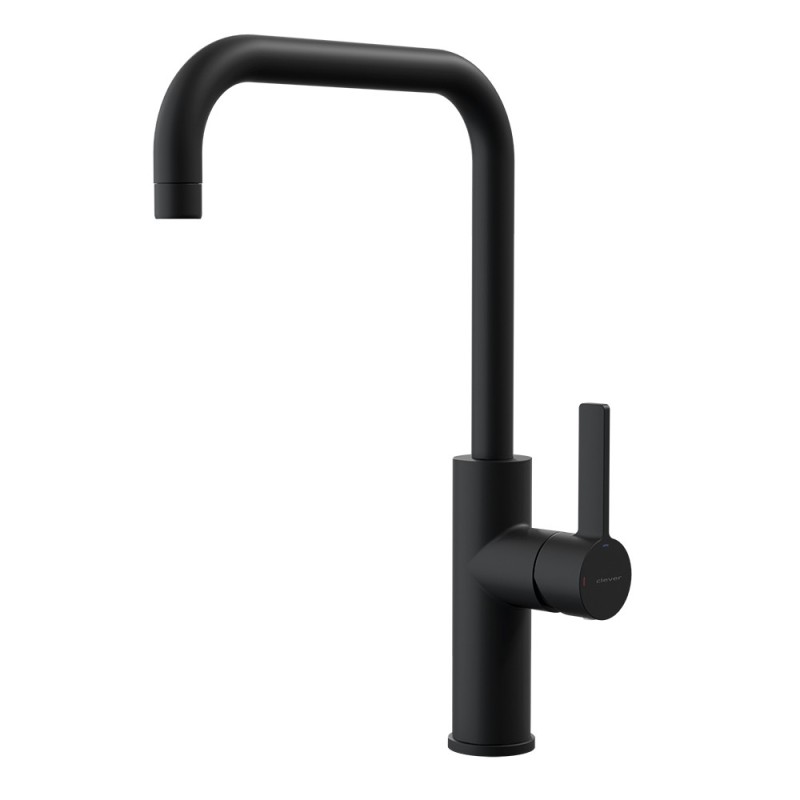 CLEVER ALPINA RIGHT ONE HANDLE KITCHEN MIXER BLACK