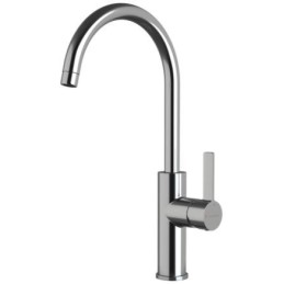 CLEVER ALPINA ROUND ONE HANDLE KITCHEN MIXER CHROME