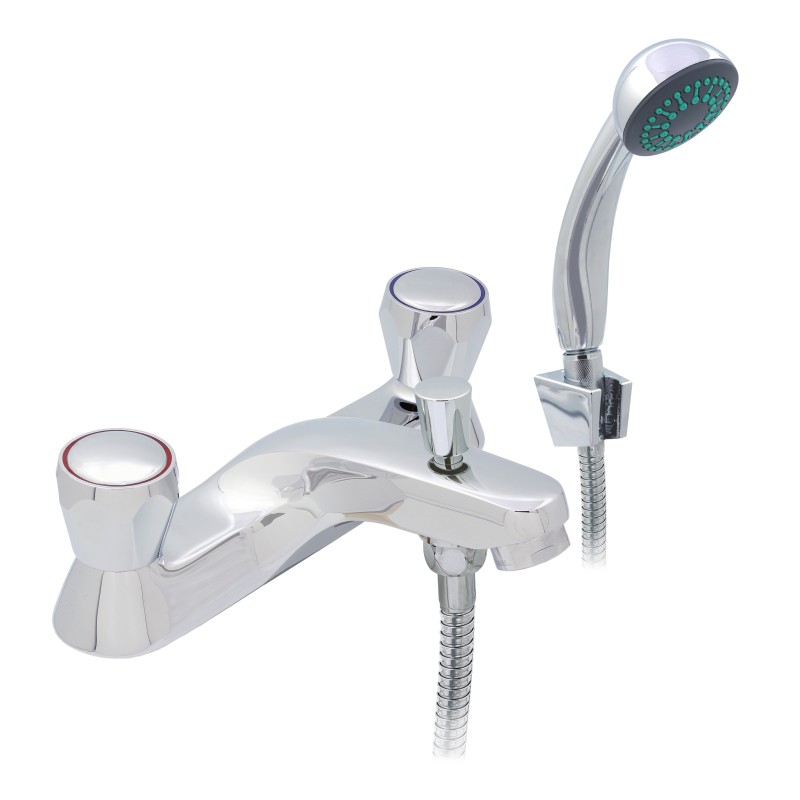 CLEVER ARAYA MODERN BATH & SHOWER MIXER CHROME