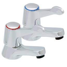 CLEVER ARAYA QT BASIN TAP PAIR CHROME