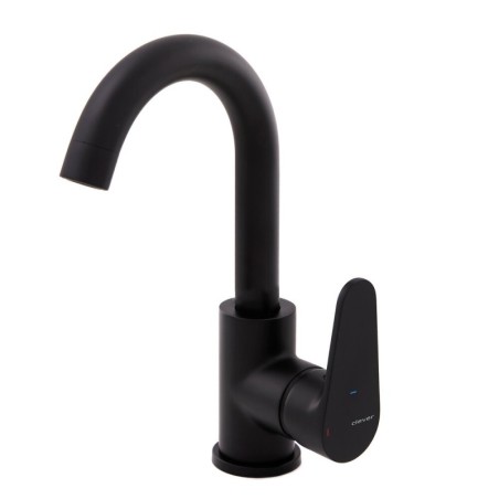 CLEVER ROCKET MONO BASIN SWAN SPOUT BLACK