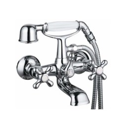 CLEVER WITH2 ANTIGONA BATH & SHOWER MIXER CHROME