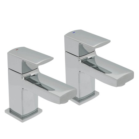 CLEVER MANTA BATH TAP PAIR CHROME