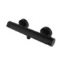 CLEVER IDEAL THERMOSTATIC SHOWER BAR & RAIL KIT BLACK